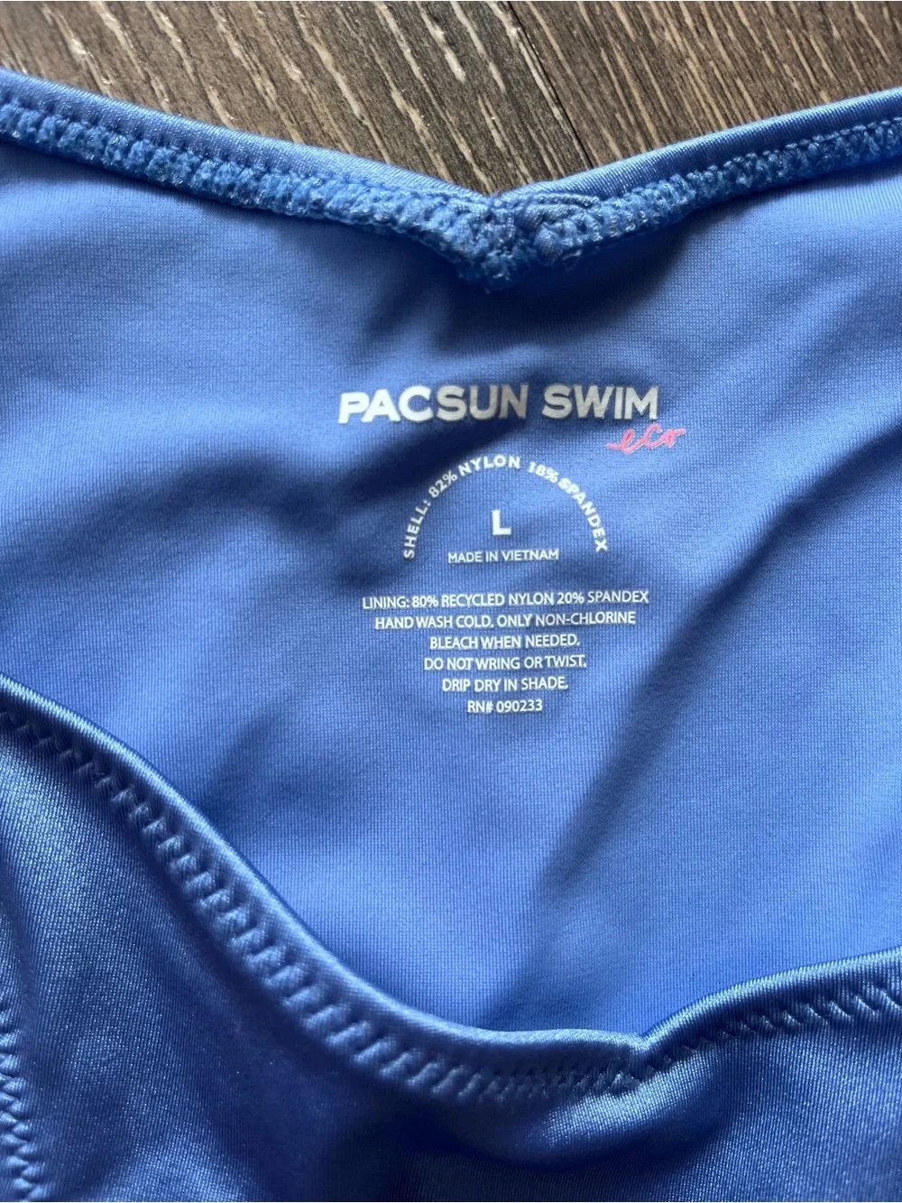 Pacsun Blue Hour Blue Cheeky Bikini Size L